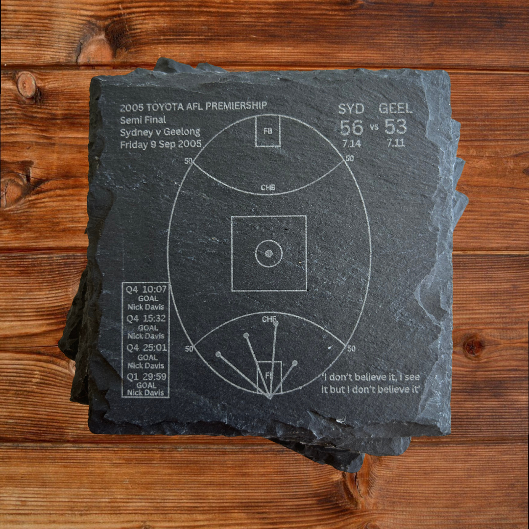 Sydney Swans Greatest Moments - Slate Coasters (Set Of 4)