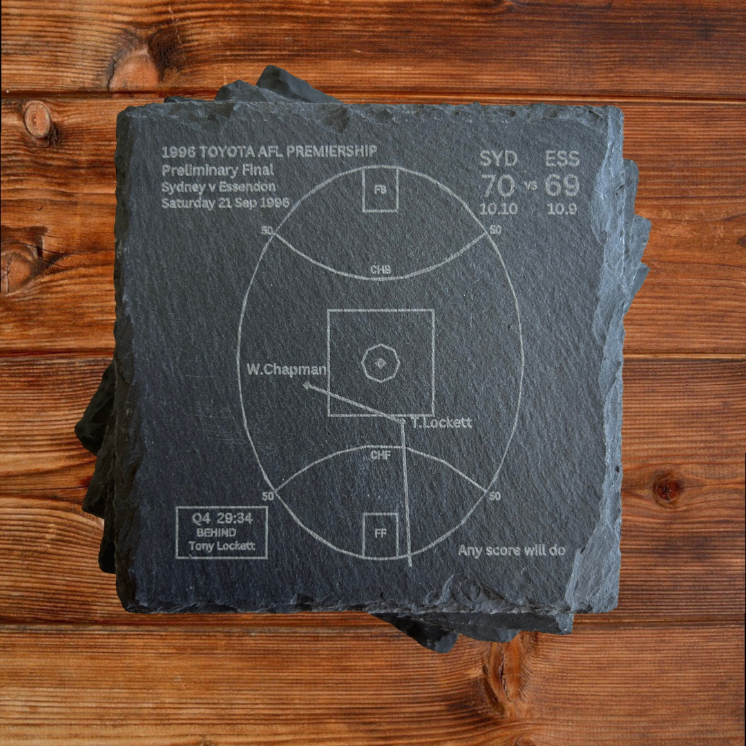 Sydney Swans Greatest Moments - Slate Coasters (Set Of 4)