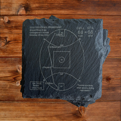 Collingwood Greatest Moments - Slate Coasters (Set Of 4)